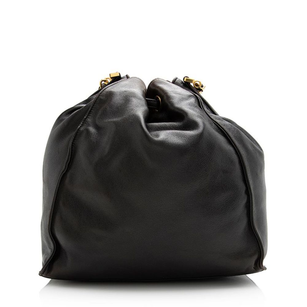 Chanel Vintage Lambskin Timeless CC Drawstring Bucket Bag - Picture 3 of 15